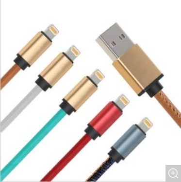 Cellphone Mobile Charger Cable , USB 3.0  PU Covered Fast Charge Data Cable For IPhone
