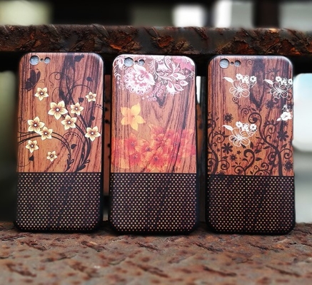 Wooden Phone Case Iphone 5 , IPhone 6 S Bamboo Iphone Covers Case With Multiple Colors