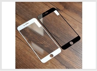 Apple Tempered Glass Cell Phone Screen Protector Full Coverage With Curved Edge