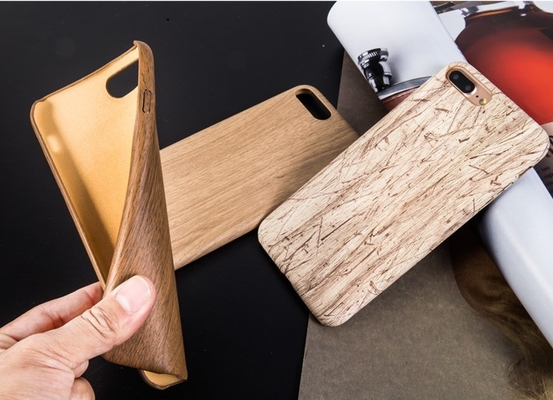 Ultra thin Wooden Cell Phone Case , Light Weight Android Phone Protector Case